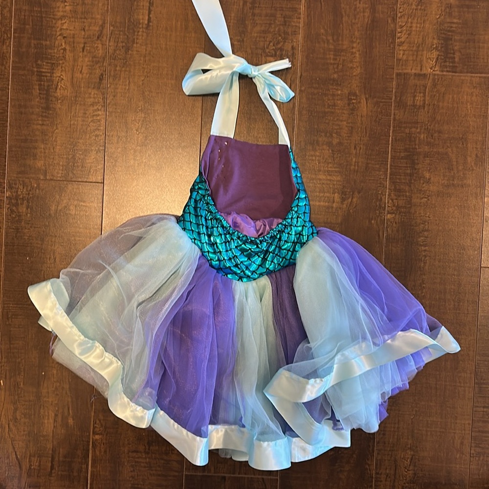 Mermaid Princess Kids Costume - Blue and Purple - Picture 4 of 6